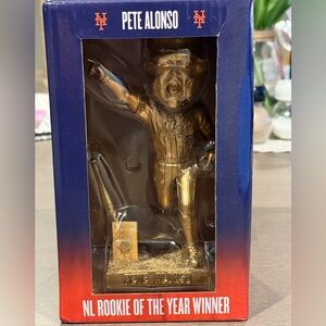 Pete Alonso - 2020 Gold Bobblehead Rookie of the Year MLB New York Mets